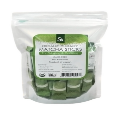 Matcha Sticks, organic (50 count)