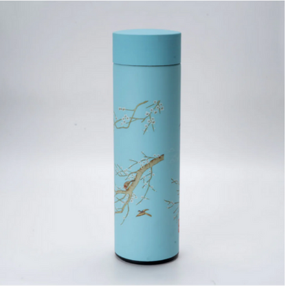 17oz Vacuum Insulated Stainless Steel Thermos Flask Plum Blossom by Urban Tokyo